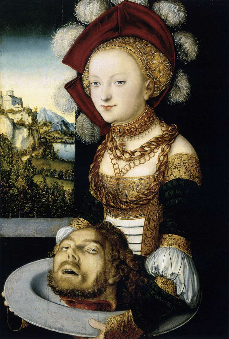 萨洛米 Salome (c.1530; Germany  )，大·卢卡斯·克拉纳赫