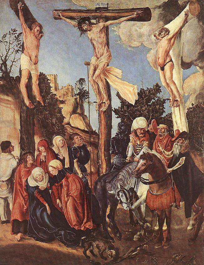 受难 The Crucifixion (1503; Germany  )，大·卢卡斯·克拉纳赫