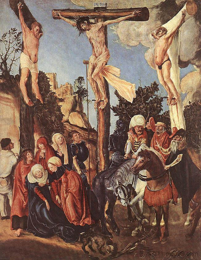 受难 The Crucifixion (1503; Germany  )，大·卢卡斯·克拉纳赫