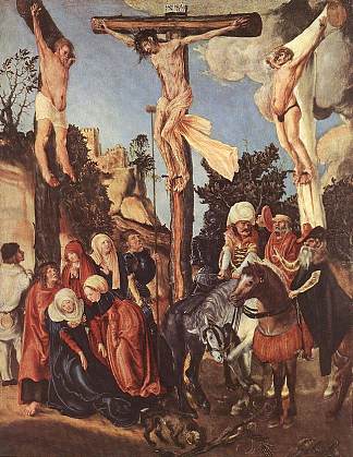 受难 The Crucifixion (1503; Germany                     )，大·卢卡斯·克拉纳赫