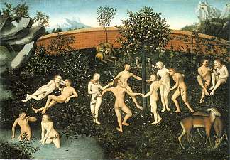 黄金时代 The Golden Age (1530; Germany                     )，大·卢卡斯·克拉纳赫