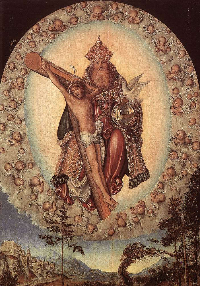 三位一体 Trinity (c.1515; Germany  )，大·卢卡斯·克拉纳赫