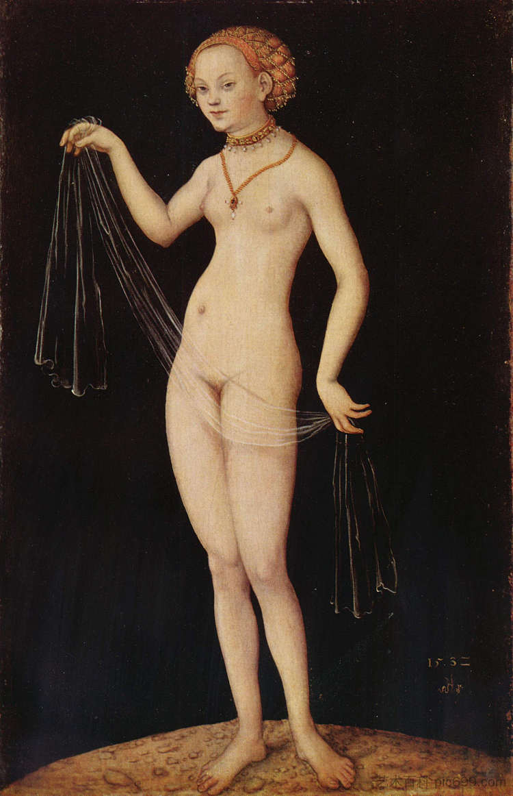 金星 Venus (1532; Germany  )，大·卢卡斯·克拉纳赫