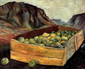 威尔士的苹果盒 Box of Apples in Wales (1939)，卢西安·弗洛伊德