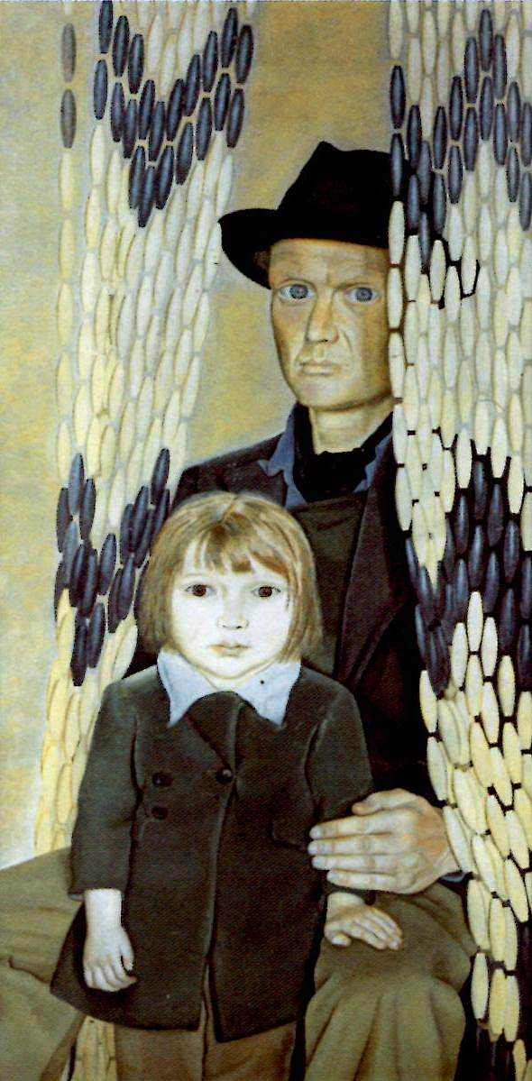 父女 Father and Daughter (1949)，卢西安·弗洛伊德