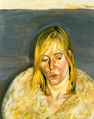 穿皮大衣的女孩 Girl in a Fur Coat (1967)，卢西安·弗洛伊德