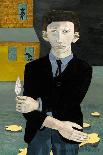 有羽毛的男人 Man with a Feather (1943),卢西安·弗洛伊德