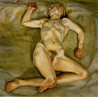 睡着的裸体女孩II Naked Girl Asleep II (1968)，卢西安·弗洛伊德