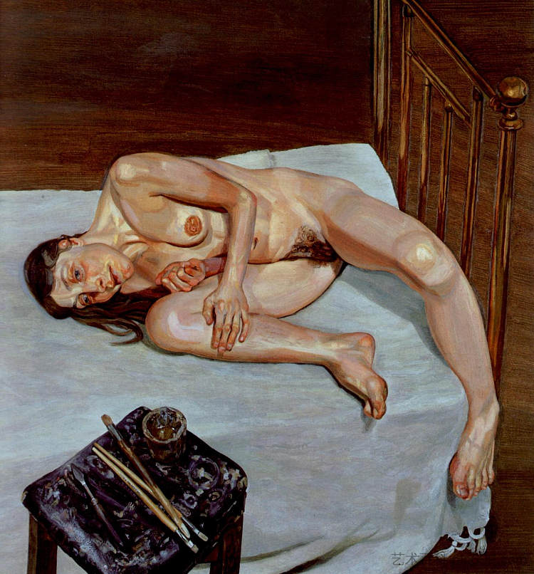 裸体肖像 Naked Portrait (1972 - 1973)，卢西安·弗洛伊德