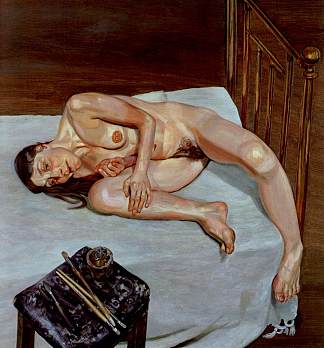 裸体肖像 Naked Portrait (1972 – 1973)，卢西安·弗洛伊德