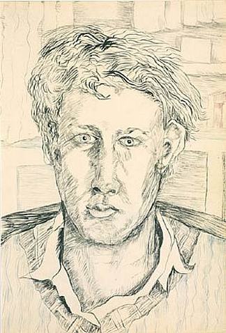 自画像 Self-Portrait (1939 – 1940)，卢西安·弗洛伊德
