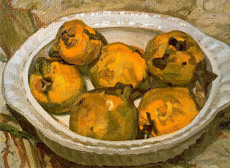 静物（昆士） Still Life (Quinces) (1981 - 1982)，卢西安·弗洛伊德