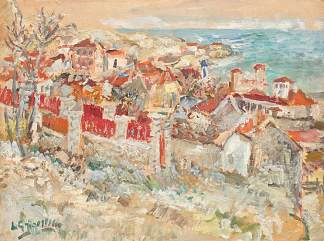 巴尔奇克朝向大海 Balchik Towards the Sea (1940)，卢西恩·格里戈雷斯库