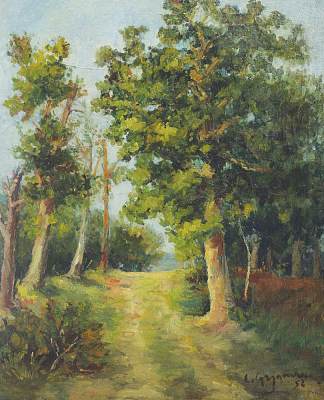 莫戈索亚森林小径 Mogoșoaia Forest Path (1952)，卢西恩·格里戈雷斯库