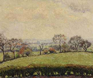 阿克顿， 早上， 灰色天气 Acton, Matin, Temps Gris (1906)，吕西安·毕沙罗