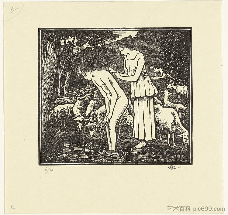 达芙尼斯和克洛伊 Daphnis et Chloé (1899),吕西安·毕沙罗