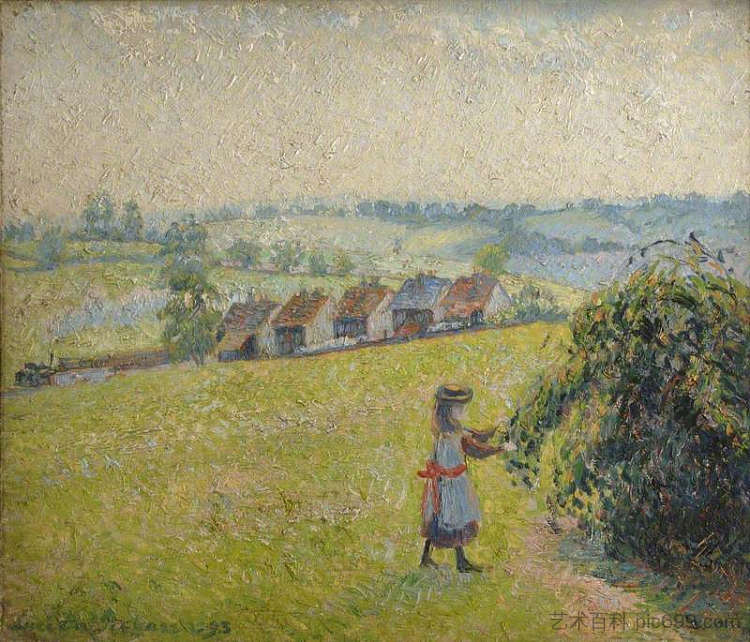 埃平景观 Landscape at Epping (1893)，吕西安·毕沙罗