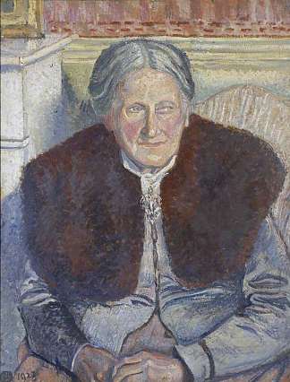 卡米尔·毕沙罗夫人 Mme Camille Pissarro (1923)，吕西安·毕沙罗