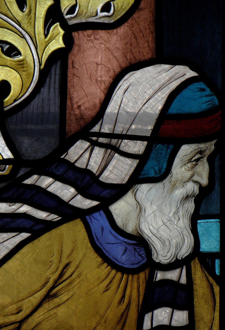 基督的生平。圣叙尔皮斯德富热尔教堂（局部） Life of Christ. Eglise Saint-Sulpice de Fougères (detail) (1919)，卢多维克·阿洛姆