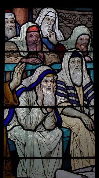 基督的生平。圣叙尔皮斯德富热尔教堂（局部） Life of Christ. Eglise Saint-Sulpice de Fougères (detail) (1919)，卢多维克·阿洛姆