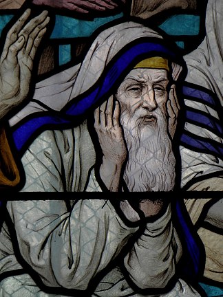 基督的生平。圣叙尔皮斯德富热尔教堂（局部） Life of Christ. Eglise Saint-Sulpice de Fougères (detail) (1919)，卢多维克·阿洛姆