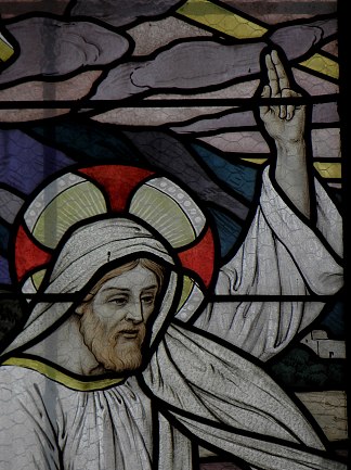 基督的生平。圣叙尔皮斯德富热尔教堂（局部） Life of Christ. Eglise Saint-Sulpice de Fougères (detail) (1919)，卢多维克·阿洛姆