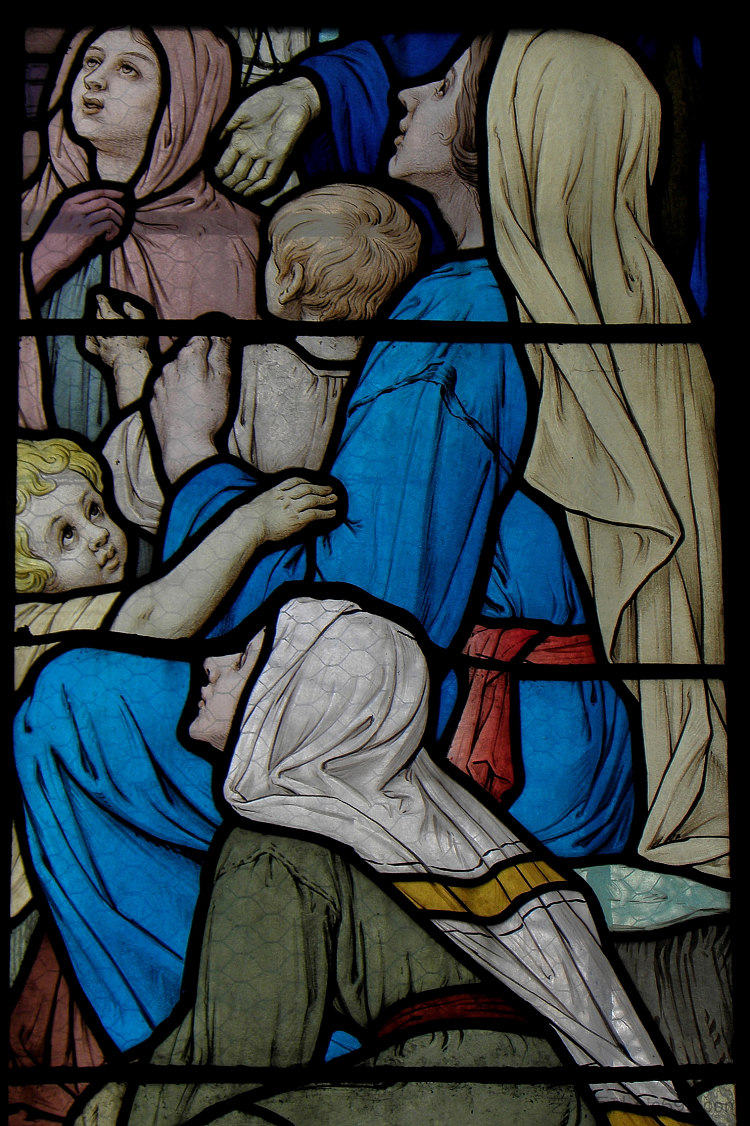 基督的生平。圣叙尔皮斯德富热尔教堂（局部） Life of Christ. Eglise Saint-Sulpice de Fougères (detail) (1919)，卢多维克·阿洛姆