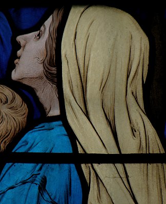 基督的生平。圣叙尔皮斯德富热尔教堂（局部） Life of Christ. Eglise Saint-Sulpice de Fougères (detail) (1919)，卢多维克·阿洛姆