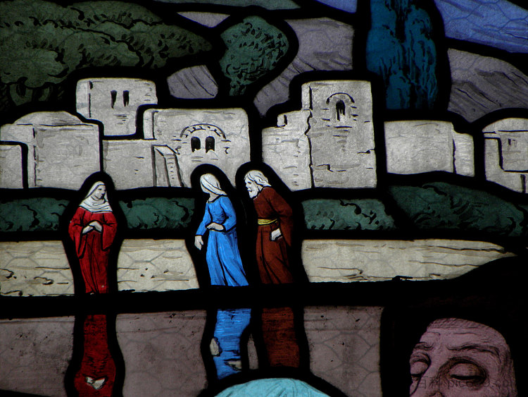 基督的生平。圣叙尔皮斯德富热尔教堂（局部） Life of Christ. Eglise Saint-Sulpice de Fougères (detail) (1919)，卢多维克·阿洛姆