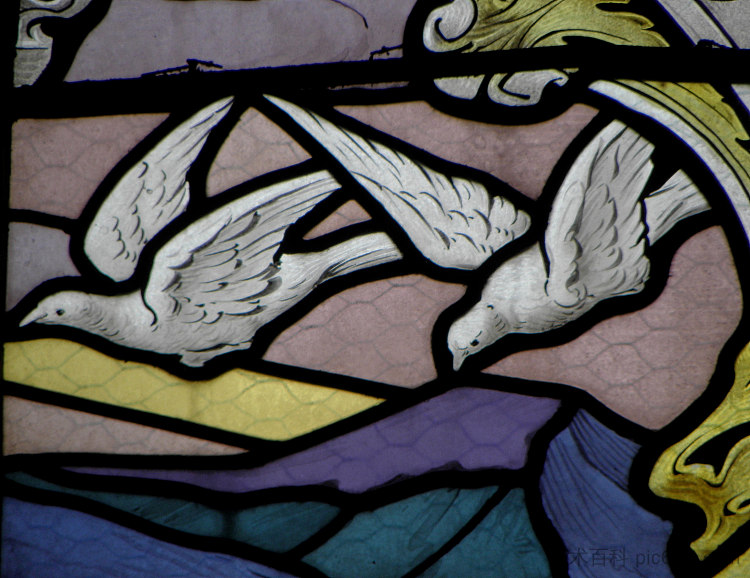 基督的生平。圣叙尔皮斯德富热尔教堂（局部） Life of Christ. Eglise Saint-Sulpice de Fougères (detail) (1919)，卢多维克·阿洛姆