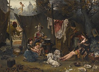 幕后花絮 Behind the Scenes (1880)，路德维希·克瑙斯