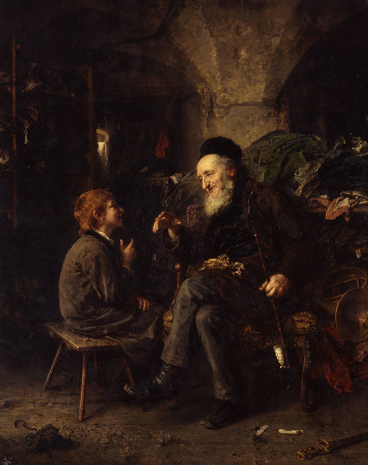 所罗门智慧 Solomonic wisdom (1900)，路德维希·克瑙斯