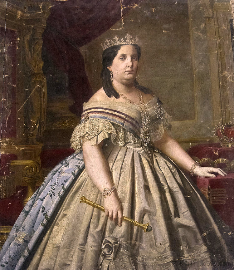 西班牙的伊莎贝拉二世 Isabel Ii De España (1860)，刘易斯·德·马德拉索·Y·孔茨