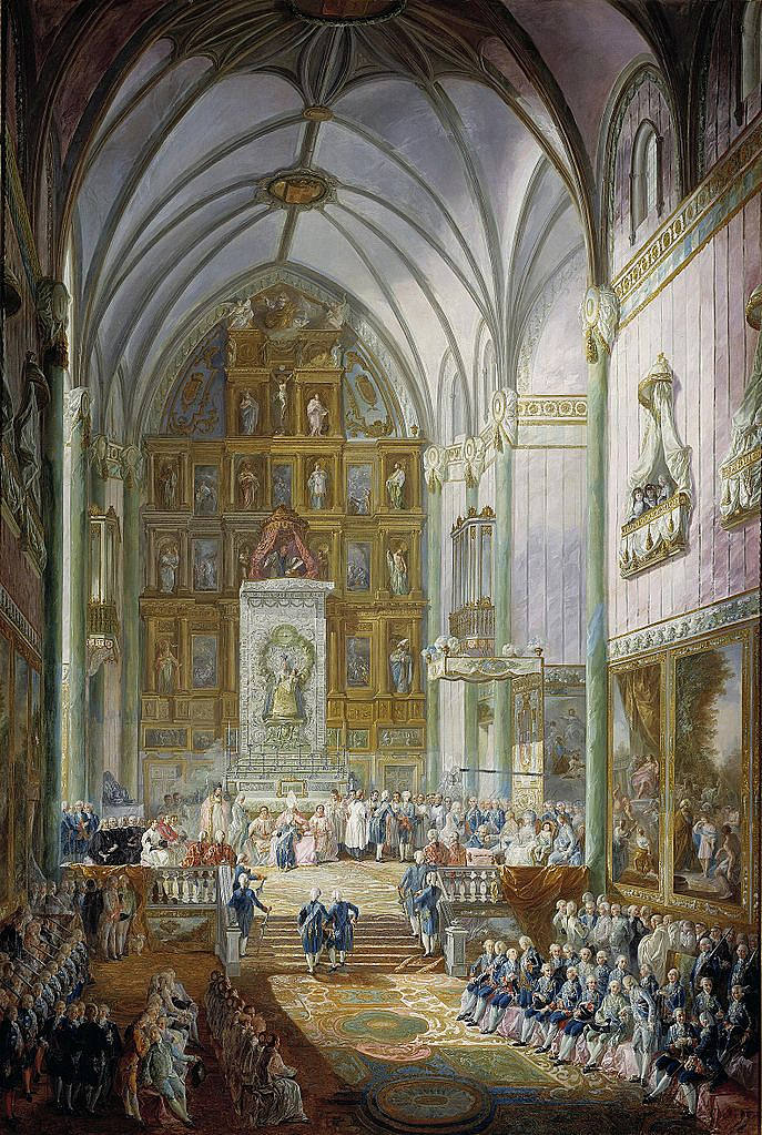 斐迪南七世宣誓就任阿斯图里亚斯亲王 Jura de Fernando VII como príncipe de Asturias (1791),路易斯·帕瑞特·阿卡萨