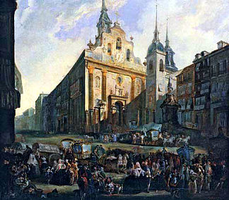 马德里太阳门广场酒店 La Puerta del Sol en Madrid (1773)，路易斯·帕瑞特·阿卡萨