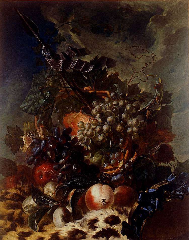 静物与水果 Still-Life with Fruit，路易斯·帕瑞特·阿卡萨