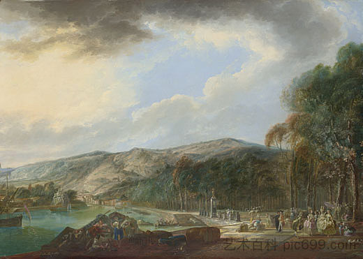 毕尔巴鄂阿雷纳尔景观 View of El Arenal de Bilbao (1784)，路易斯·帕瑞特·阿卡萨