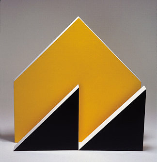雕塑。黑色和黄色 Sculpture. Black and Yellow (1965)，利贾·帕普