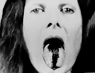 视觉诗歌。舌头被刺伤 Visual Poems. Tongue Stabbed (1968)，利贾·帕普