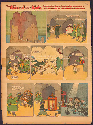 金德小子，日本天空让总督大吃一惊，总督判处他死刑 The Kin-der-Kids, Japansky Surprises the Governor—General who condemns him to death (1906)，莱昂内尔·法宁格