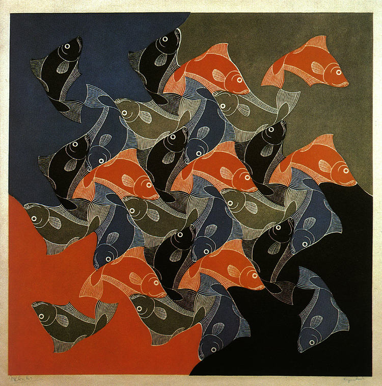 鱼 Fish (1942)，莫里兹·柯尼利斯·艾雪