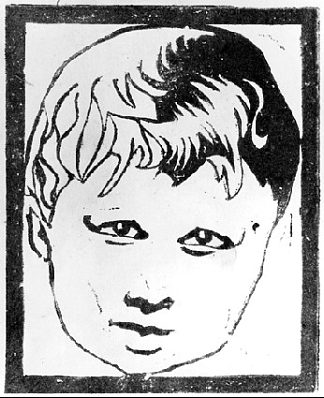 孩子的头 Head of a Child (1916)，莫里兹·柯尼利斯·艾雪