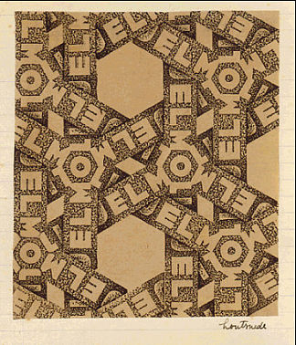 包装纸设计：杰莫利 Design for Wrapping-paper: Jemoli (1933)，莫里兹·柯尼利斯·艾雪