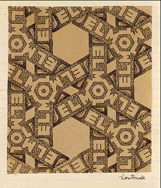 包装纸设计：杰莫利 Design for Wrapping-paper: Jemoli (1933)，莫里兹·柯尼利斯·艾雪