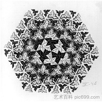 邮政贺卡 Postal Greeting Card (1956),莫里兹·柯尼利斯·艾雪
