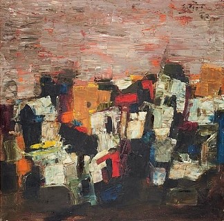 无题（本迪风景） Untitled (Bundi Landscape) (1962)，胡森