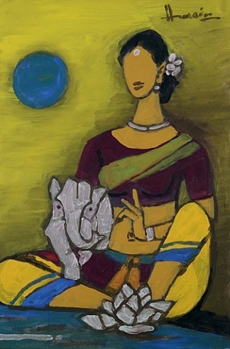 无题（甘尼莎和帕尔瓦蒂） Untitled (Ganesha and Parvati) (2001)，胡森