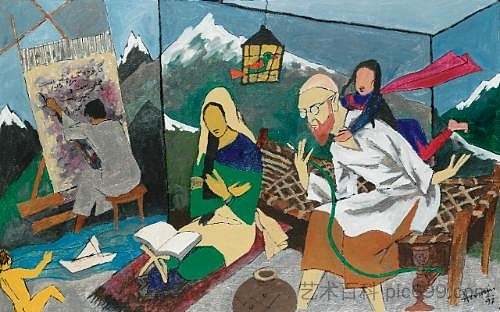 无题（侯赛因的家人） Untitled (Husain's Family) (1997)，胡森