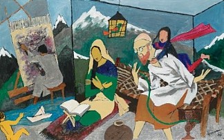 无题（侯赛因的家人） Untitled (Husain’s Family) (1997)，胡森