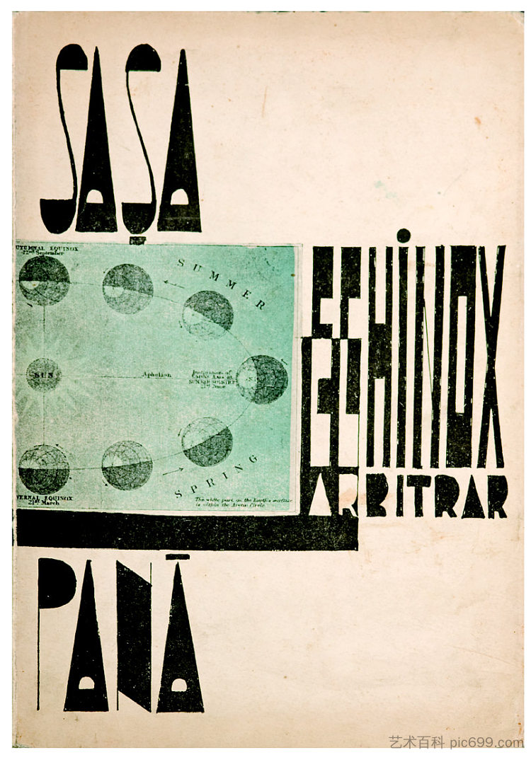 《随机春分》的书籍封面 Book cover for Random Equinox (1931)，马克西